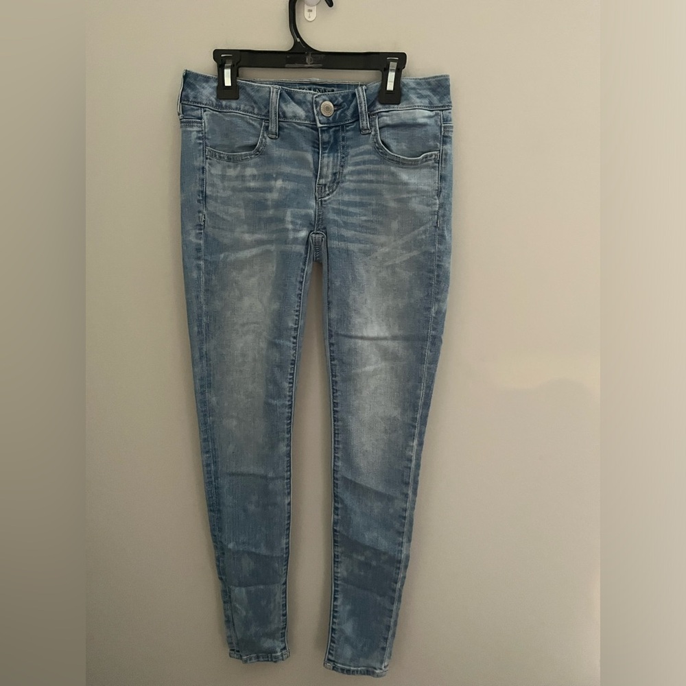 American Eagle Women’s Super Low Rise Jeggings Size 4 Regular